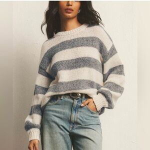 Z Supply Anders Sweater New Heather Grey Classic